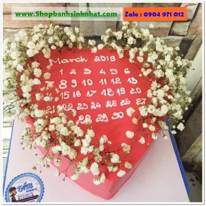 Bánh Sinh Nhật Cuốn Lịch - CL132
